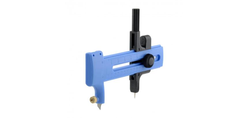 Cutter compas wonday coupe circulaire 10 a 150mm