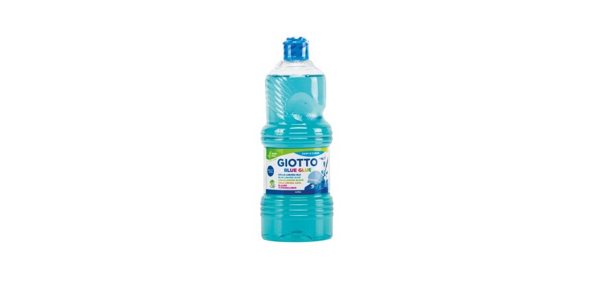 Colle bleue giotto sans solvant lavable usage papier  et carton 1kg