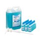 Classpack colle bleue giotto sans solvant lavable usage    papier et carton 24 flacons   37ml 1 bidon 5kg et 1 pompe
