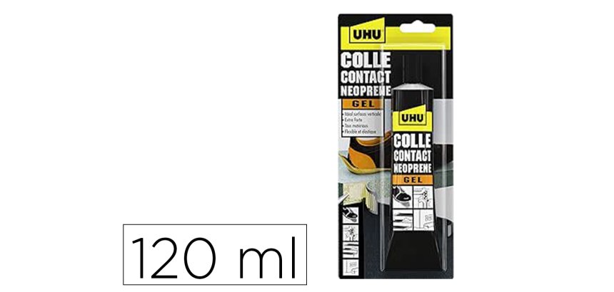 Colle uhu n opr ne gel tous supports reajustable flacon   120ml