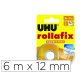 Ruban rollafix uhu adh sif double face 12mmx6m sur       d vidoir