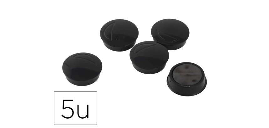 Lot aimants carpentras ronds noir diametre de 27mm 5       unites