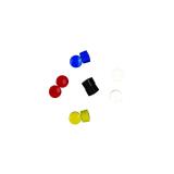 Aimant wonday ronds ï 10mm coloris assortis blister 10   unites