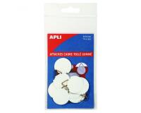 Attaches toilees gommees apli 30mm 500g pochette de 10      unites