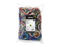 Bracelet caoutchouc wonday dimensions et coloris         assortis sachet 250g