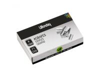 Boite de 1000 agrafes wonday n 23/6 galvanisees capacite d agrafage 2.5 mm