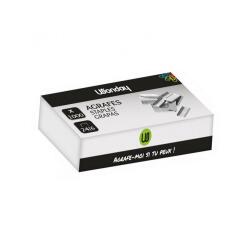 Boite de 1000 agrafes wonday n 24/6 galvanisees capacite d agrafage 1 mm