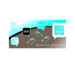 Boite de 5000 agrafes wonday n 26/8 galvanisees capacite d agrafage 3 mm