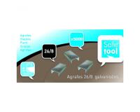 Boite de 5000 agrafes wonday n 26/8 galvanisees capacite d agrafage 3 mm