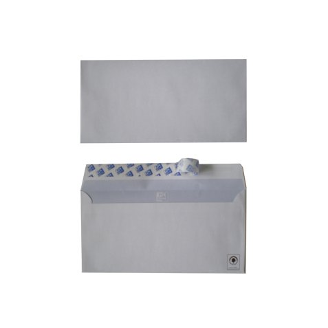 Enveloppes blanches oxford recycle auto adhesives avec   bande de protection 80 g      110x220 mm 500 unites