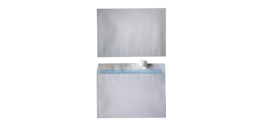 Enveloppes blanches hamelin 162x229 mm 500 unites