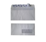 Enveloppes oxford recycle a fenetre auto adhesives avec   bande de protection 110x220mm 500 unites