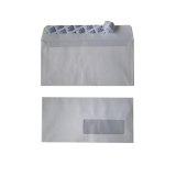 Enveloppes oxford recycle a fenetre auto adhesives avec   bande de protection 110x220mm 500 unites