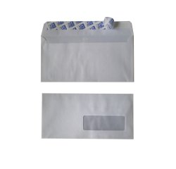 Enveloppes oxford recycle a fenetre auto adhesives avec   bande de protection 110x220mm 500 unites