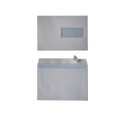 Enveloppes oxford recycle a fenetre auto adhesives avec   bande de protection 162x229mm 500 unites