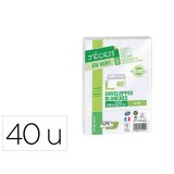 Enveloppe gpv erapure c6 114x162mm 80gr patte auto-adhesive 100% recyclee sans fenetre blanc paquet 40 unites