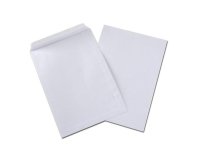 Pochettes blanches oxford auto adhesives avec fermeture securisee 229x324mm 250       unites