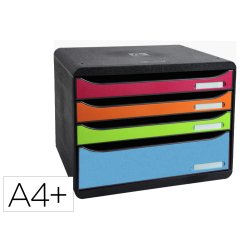 Module de classement Big Box Plus horizon 5 tiroirs Iderama - Arlequin