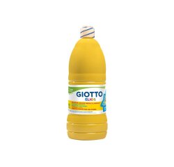 Gouache giotto elios flacon 1l coloris jaune