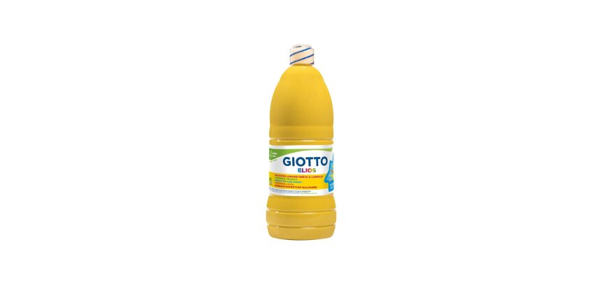 Gouache giotto elios flacon 1l coloris jaune