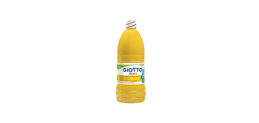 Gouache giotto elios flacon 1l coloris jaune d or