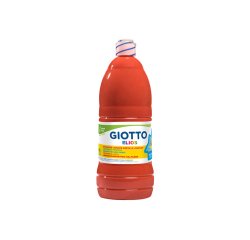 Gouache giotto elios flacon 1l coloris vermillon