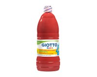 Gouache giotto elios flacon 1l coloris rouge vif