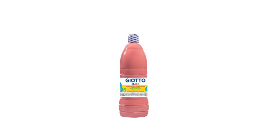 Gouache giotto elios flacon 1l coloris rose