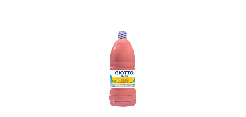 Gouache giotto elios flacon 1l coloris rose