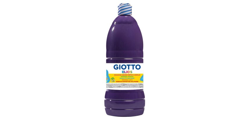 Gouache giotto elios flacon 1l coloris violet