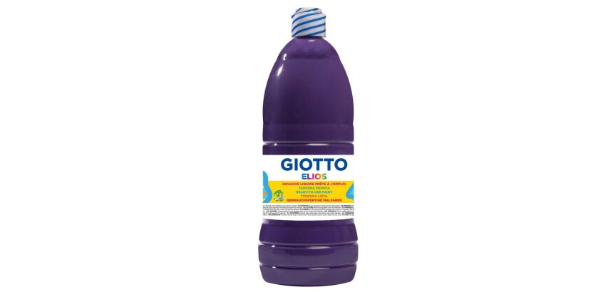 Gouache giotto elios flacon 1l coloris violet
