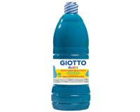 Gouache giotto elios flacon 1l coloris cyan