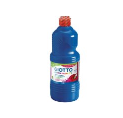 Gouache giotto elios flacon 1l coloris bleu outremer