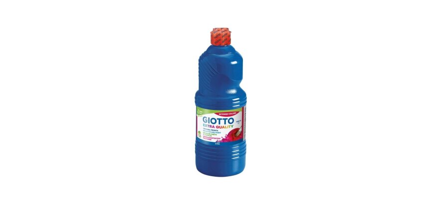 Gouache giotto elios flacon 1l coloris bleu outremer