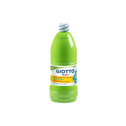 Gouache giotto elios flacon 1l coloris vert clair