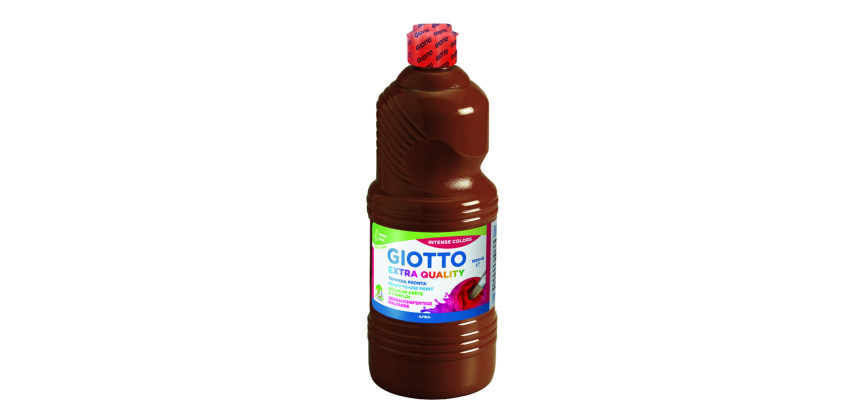 Gouache giotto flacon 1l coloris marron