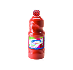 Gouache giotto flacon 1l coloris rouge vif