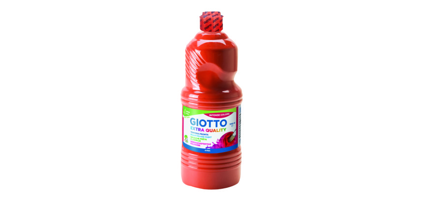 Gouache giotto flacon 1l coloris rouge vif