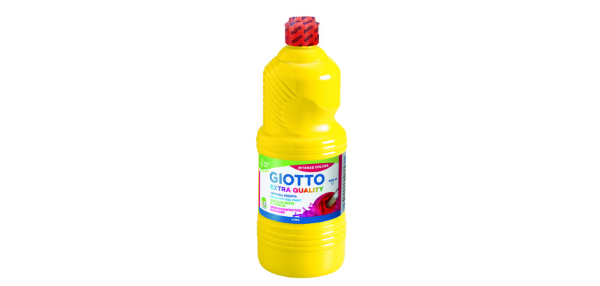 Gouache giotto flacon 1l coloris jaune d or