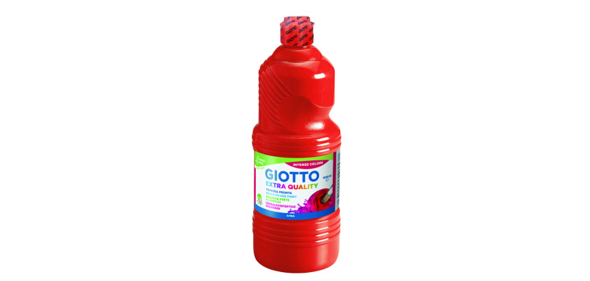 Gouache giotto flacon 1l coloris vermillon