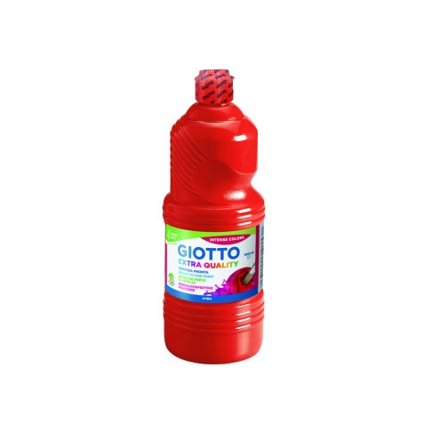 Gouache giotto flacon 1l coloris vermillon