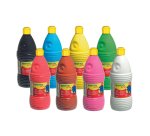 Gouache be be giotto non poreuses 1l 8 flacons coloris assortis