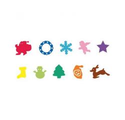 Tampon geant wonday noel 75mm poignee ergo antitache boite  10 unites