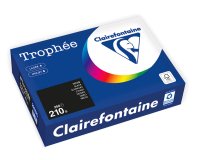 Ramette clairefontaine papier 250 feuilles a4 210g 21x29 cm coloris noir