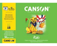 Bloc canson mes premiers dessins a2 420x590mm paquet   30 feuilles
