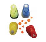 Perforateur wonday medium ï 20 a 25mm figure geometrique  assortis lot 4 unites