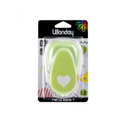 Perforateur wonday a levier coeur ï 76mm corps lastique   avec reserve