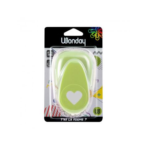Perforateur wonday a levier coeur ï 76mm corps lastique   avec reserve