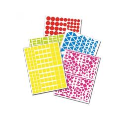 Gommette apli special ecole tailles et coloris assortis   6060 unites