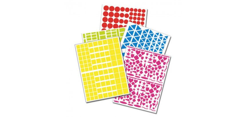 Gommette apli special ecole tailles et coloris assortis   6060 unites
